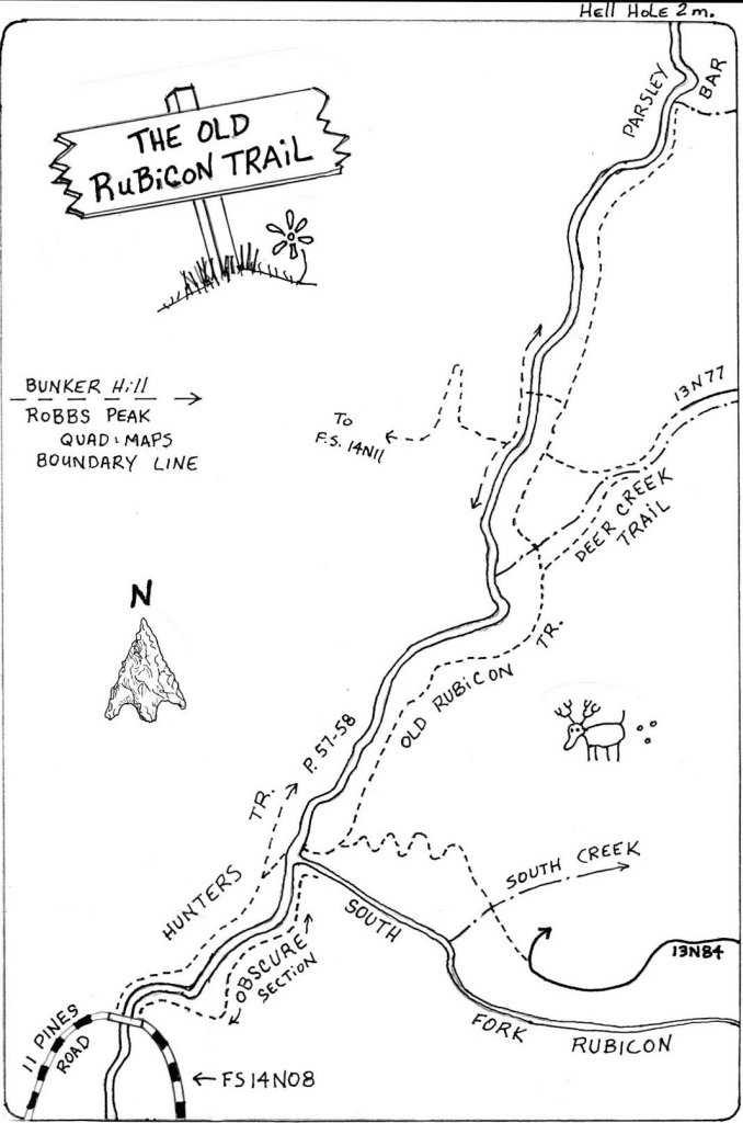 Old Rubicon Map | Get Off Your Gass